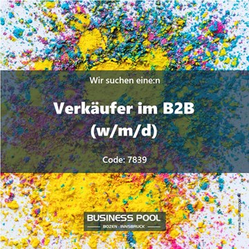 Sales Mitarbeiter im B2B (w/m/d)